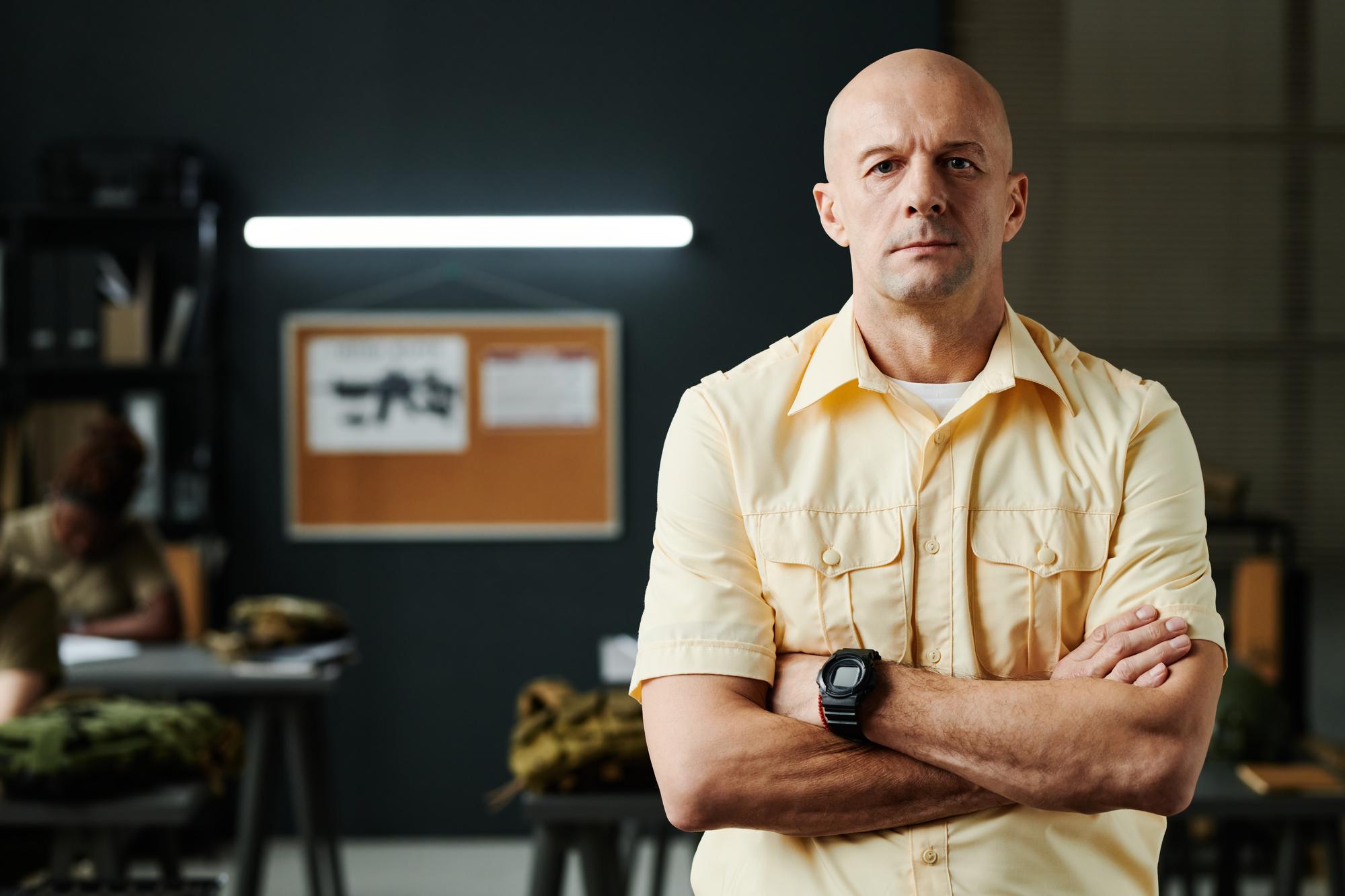 Portrait of production manager